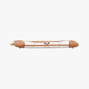 Pre-owned Louis Vuitton Pochette Mira MM Pouch white Monogram Multicolor M60096 handbag | stylenewstar