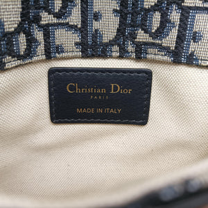 Secondhand Christian Dior Saddle Navy Jacquard×Leather  bum bag/waist bag | stylenewstar
