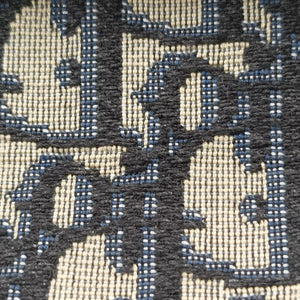 Secondhand Christian Dior Saddle Navy Jacquard×Leather  bum bag/waist bag | stylenewstar