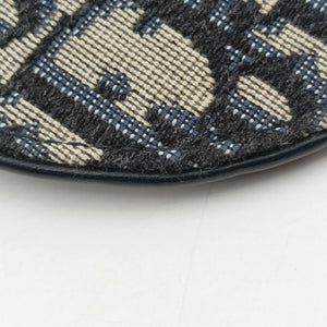 Secondhand Christian Dior Saddle Navy Jacquard×Leather  bum bag/waist bag | stylenewstar