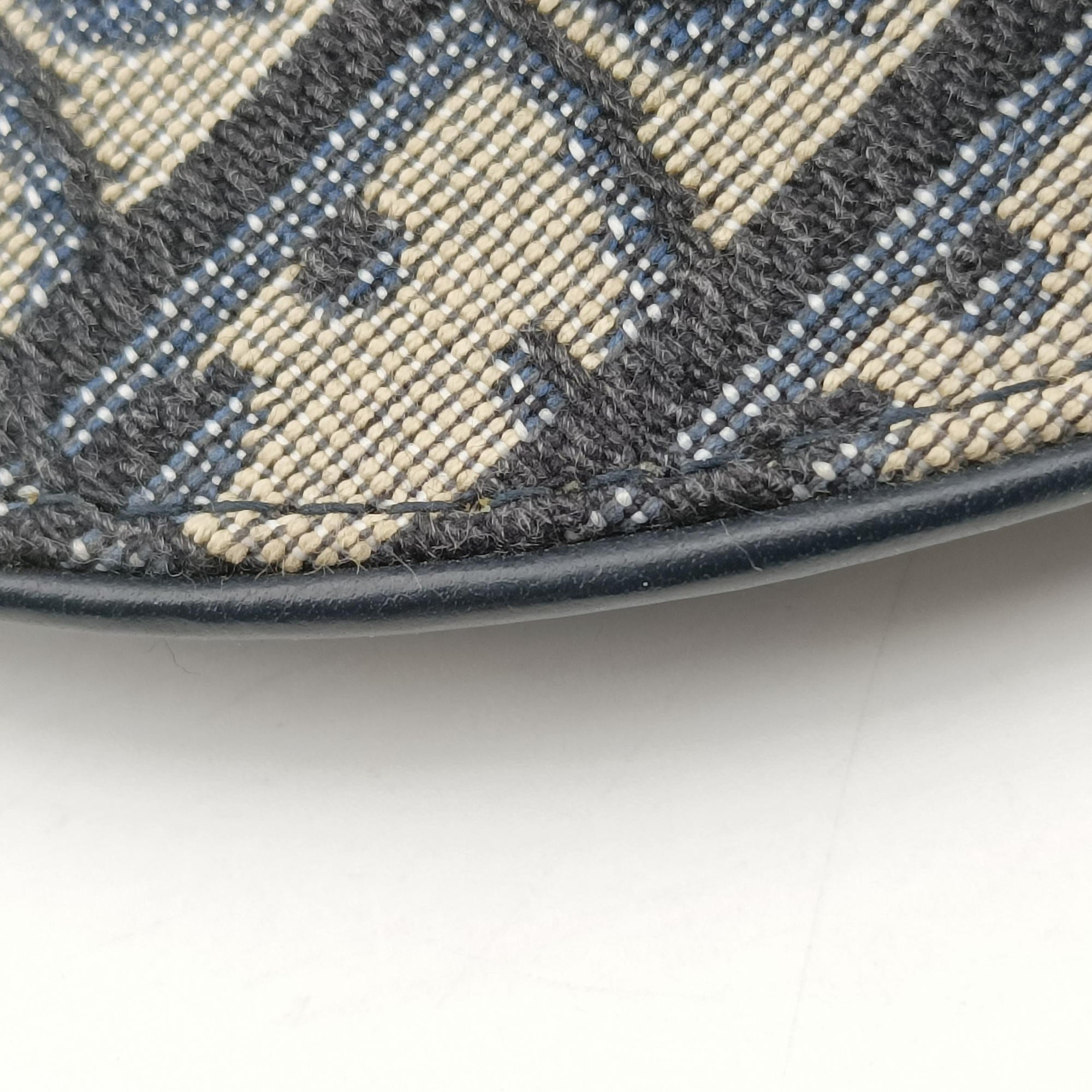 Secondhand Christian Dior Saddle Navy Jacquard×Leather  bum bag/waist bag | stylenewstar