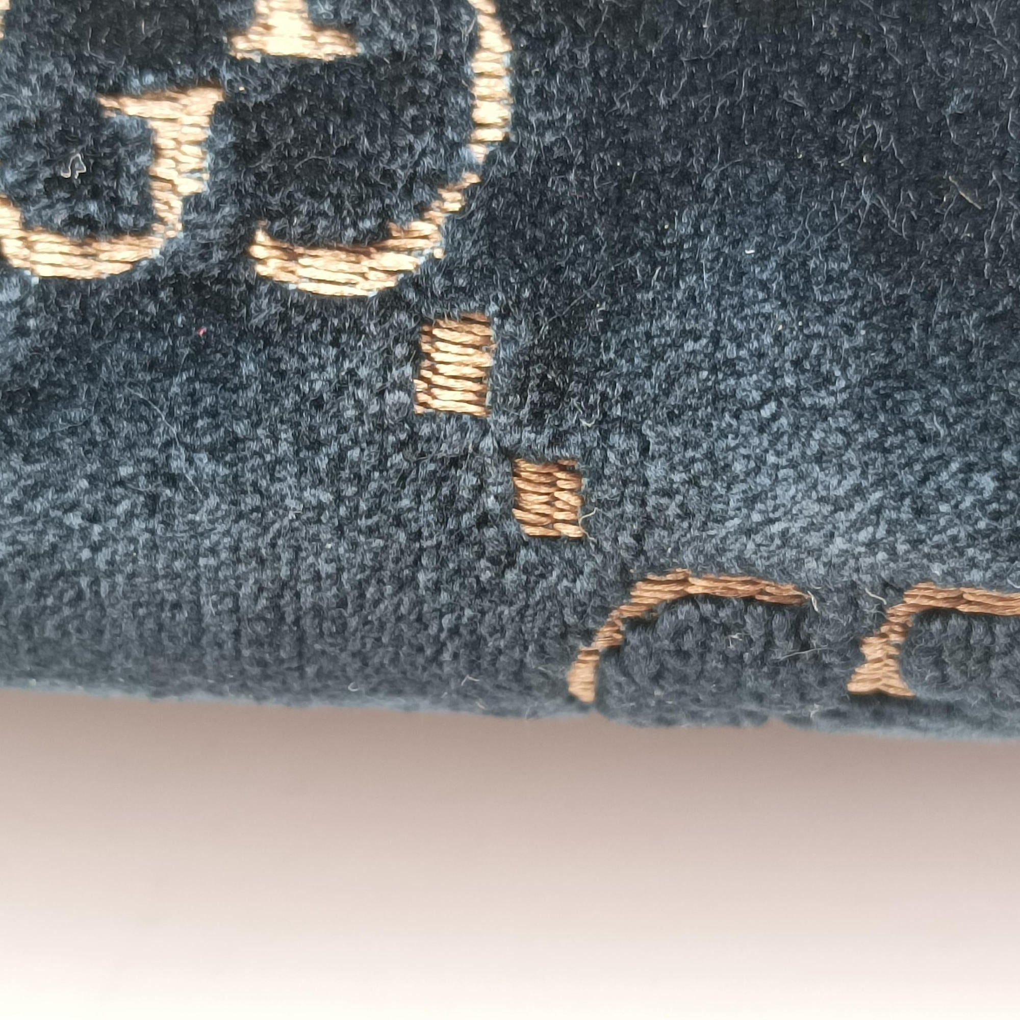 Pre-owned Gucci Dionysus Blue velour 401231 shoulderbag | stylenewstar