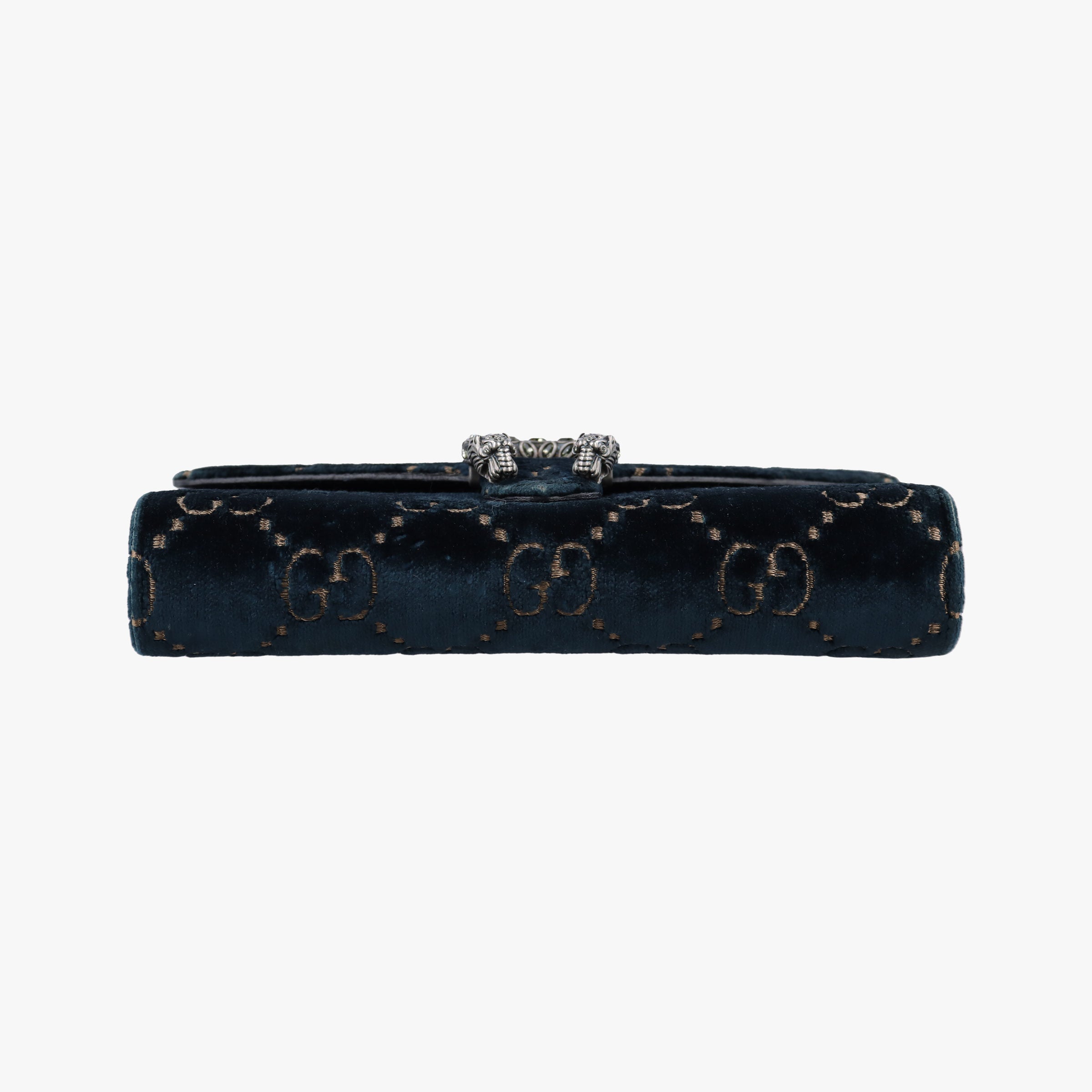 Pre-owned Gucci Dionysus Blue velour 401231 shoulderbag | stylenewstar