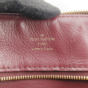 Pre-owned Louis Vuitton Lockit MM Brown Monogram Canvas×calf leather M40606 handbag | stylenewstar