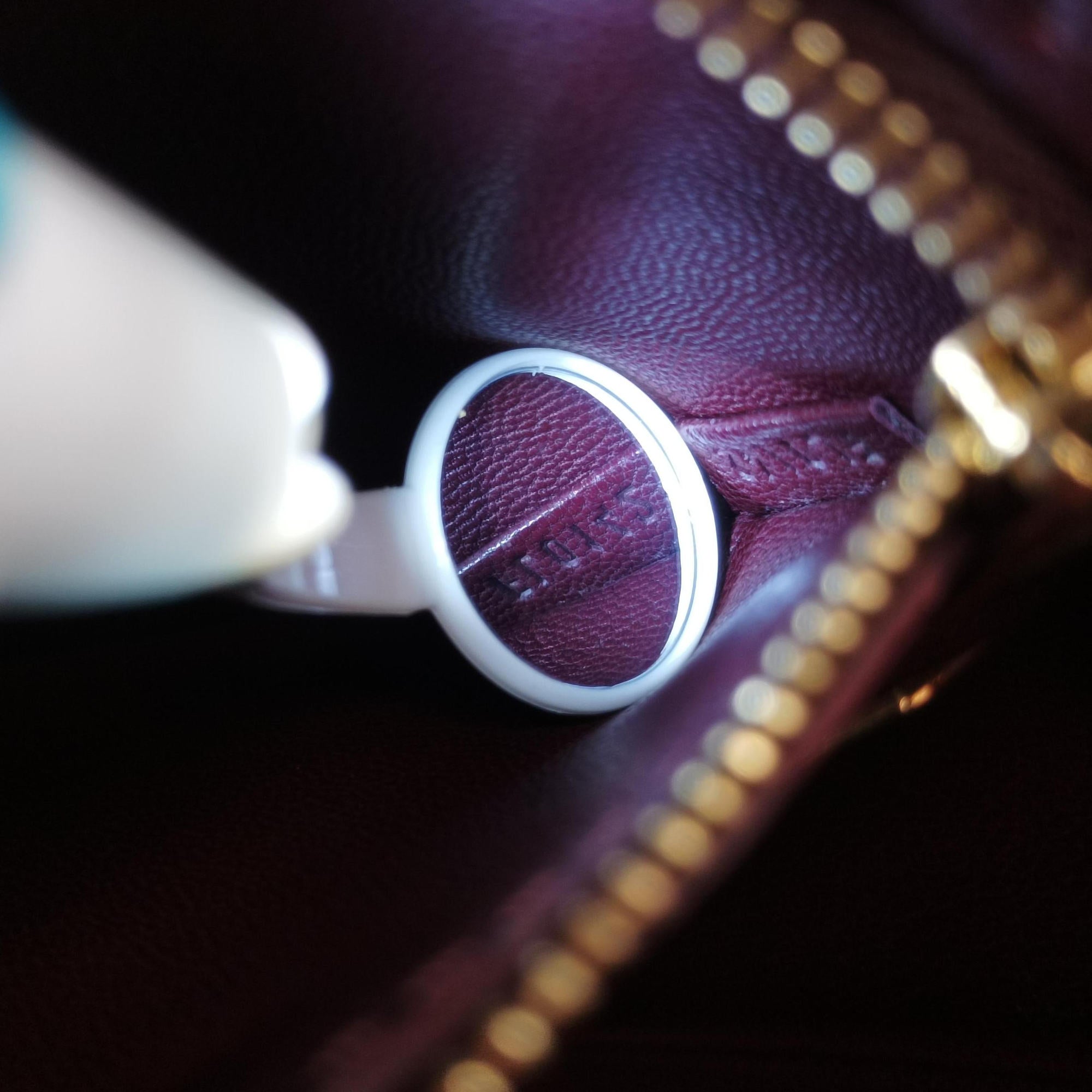 Pre-owned Louis Vuitton Lockit MM Brown Monogram Canvas×calf leather M40606 handbag | stylenewstar