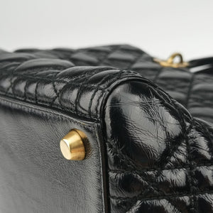 Secondhand Christian Dior Lady Dior Black lambskin  handbag | stylenewstar