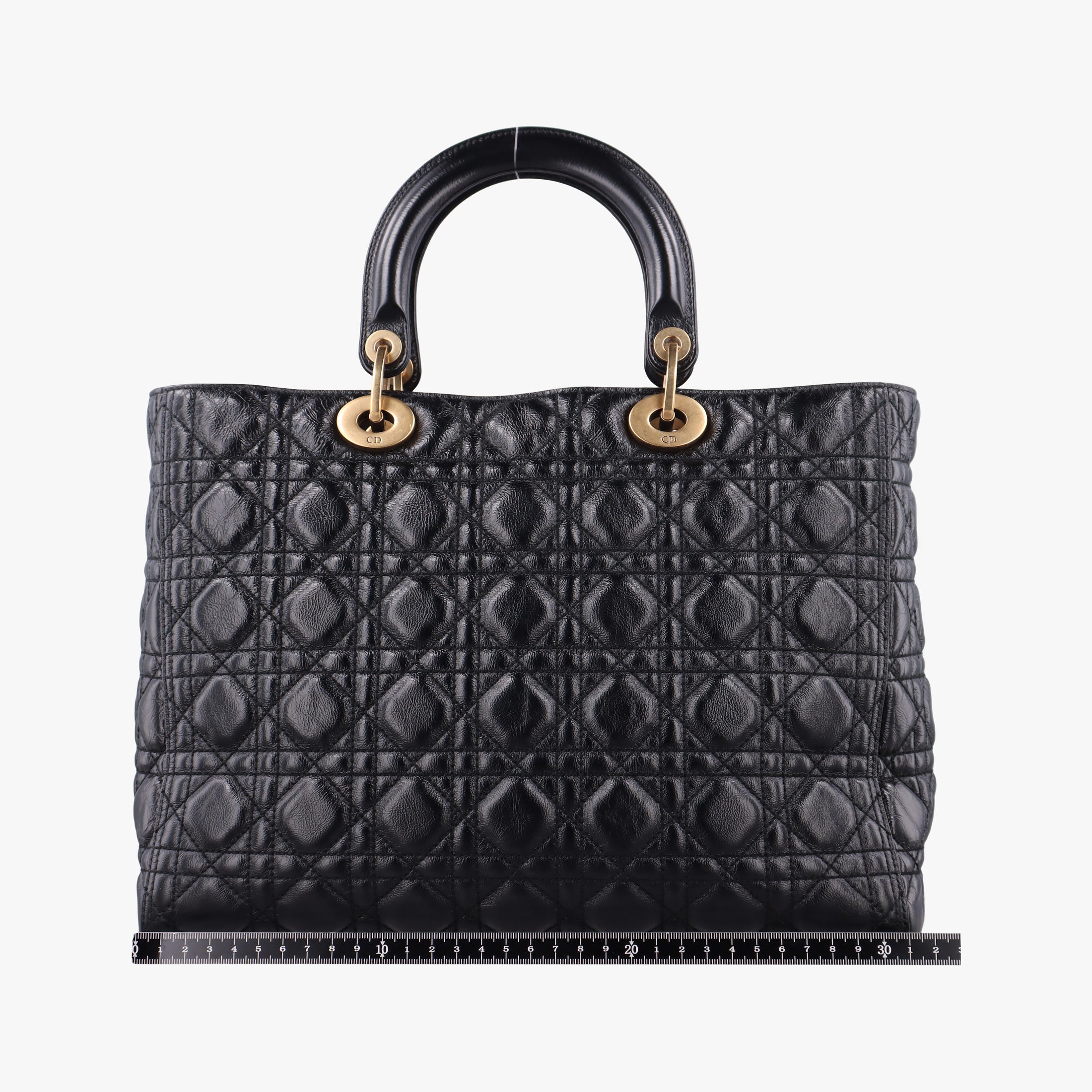 Secondhand Christian Dior Lady Dior Black lambskin  handbag | stylenewstar