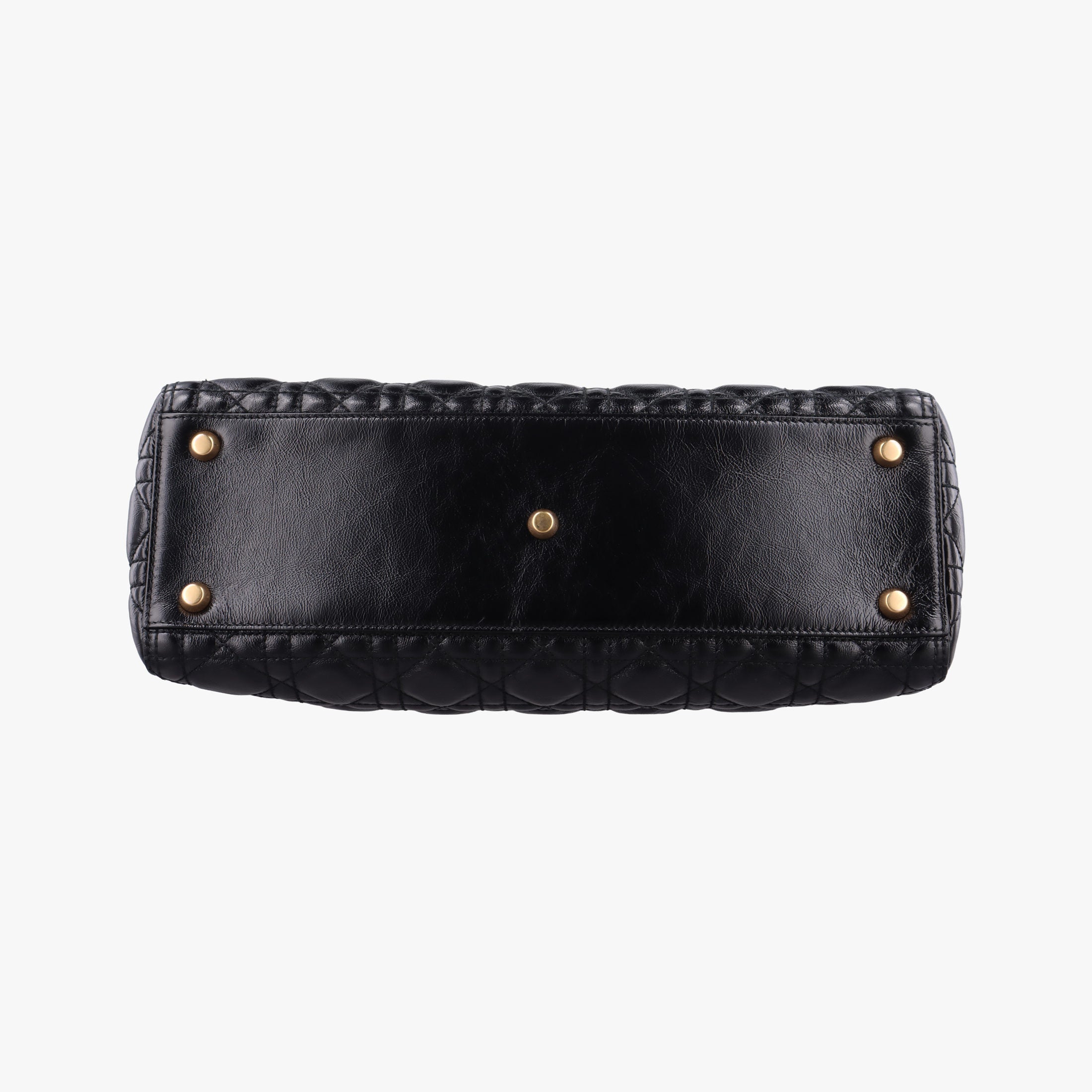 Secondhand Christian Dior Lady Dior Black lambskin  handbag | stylenewstar