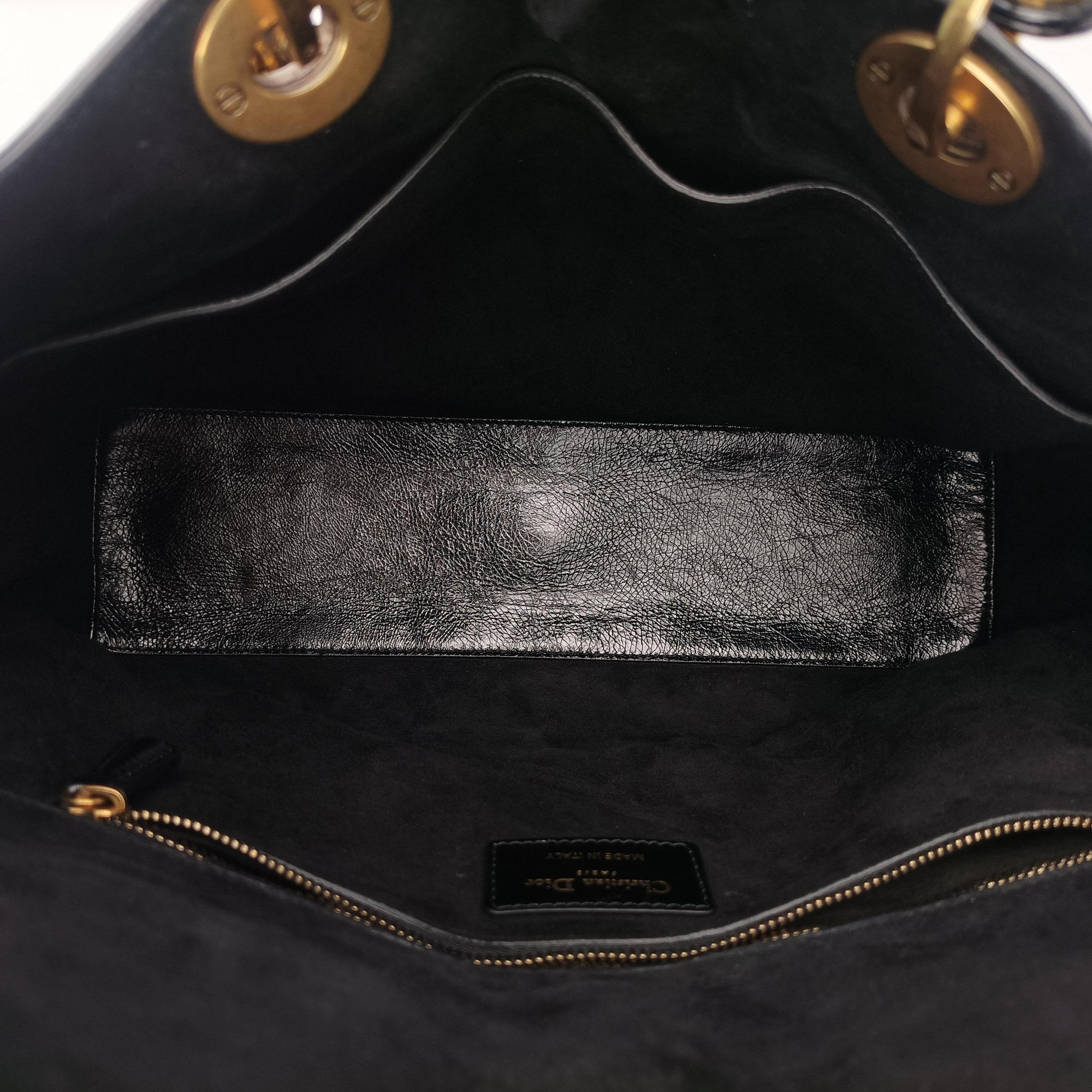 Secondhand Christian Dior Lady Dior Black lambskin  handbag | stylenewstar