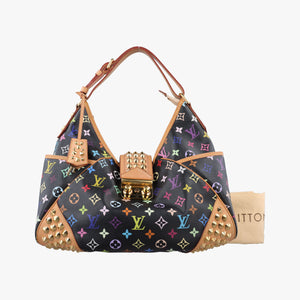 Secondhand Louis Vuitton Chrissy MM Noir Monogram Multicolor M40310 shoulderbag | stylenewstar