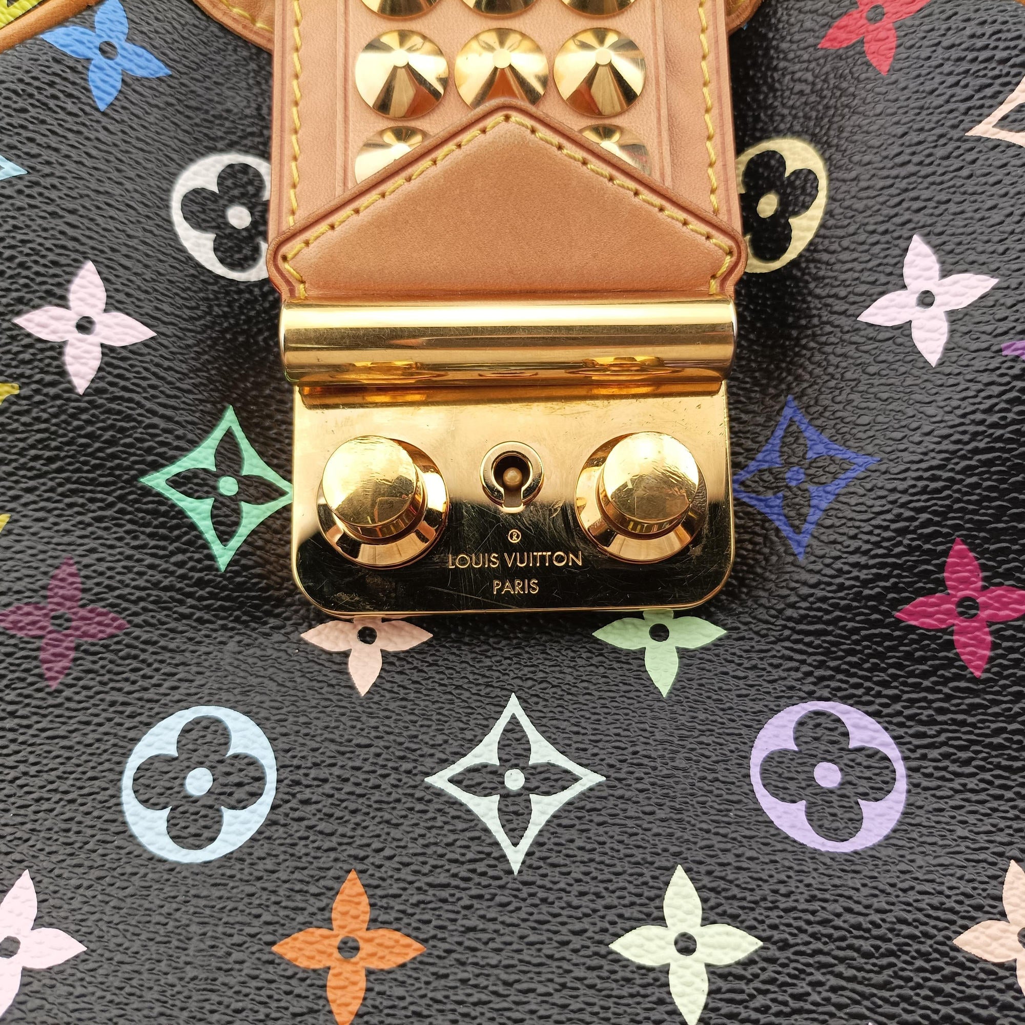 Secondhand Louis Vuitton Chrissy MM Noir Monogram Multicolor M40310 shoulderbag | stylenewstar