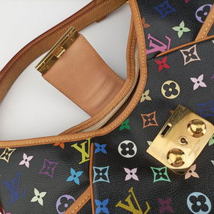 Secondhand Louis Vuitton Chrissy MM Noir Monogram Multicolor M40310 shoulderbag | stylenewstar