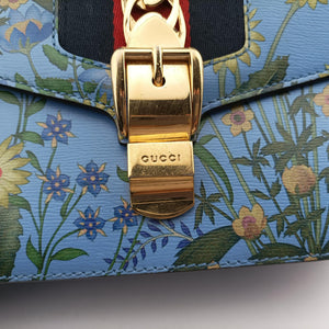 Pre-owned Gucci Sylvie Multicolour Leather 421882 shoulderbag | stylenewstar