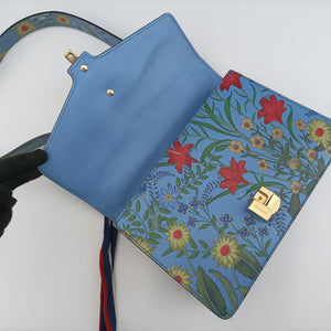 Pre-owned Gucci Sylvie Multicolour Leather 421882 shoulderbag | stylenewstar