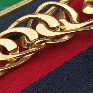 Pre-owned Gucci Sylvie Multicolour silk 421882 shoulderbag | stylenewstar