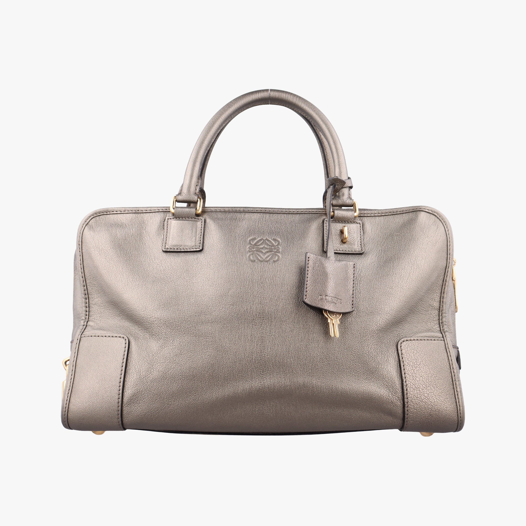 Vintage Loewe Amazona 36 Golden Leather  handbag | stylenewstar