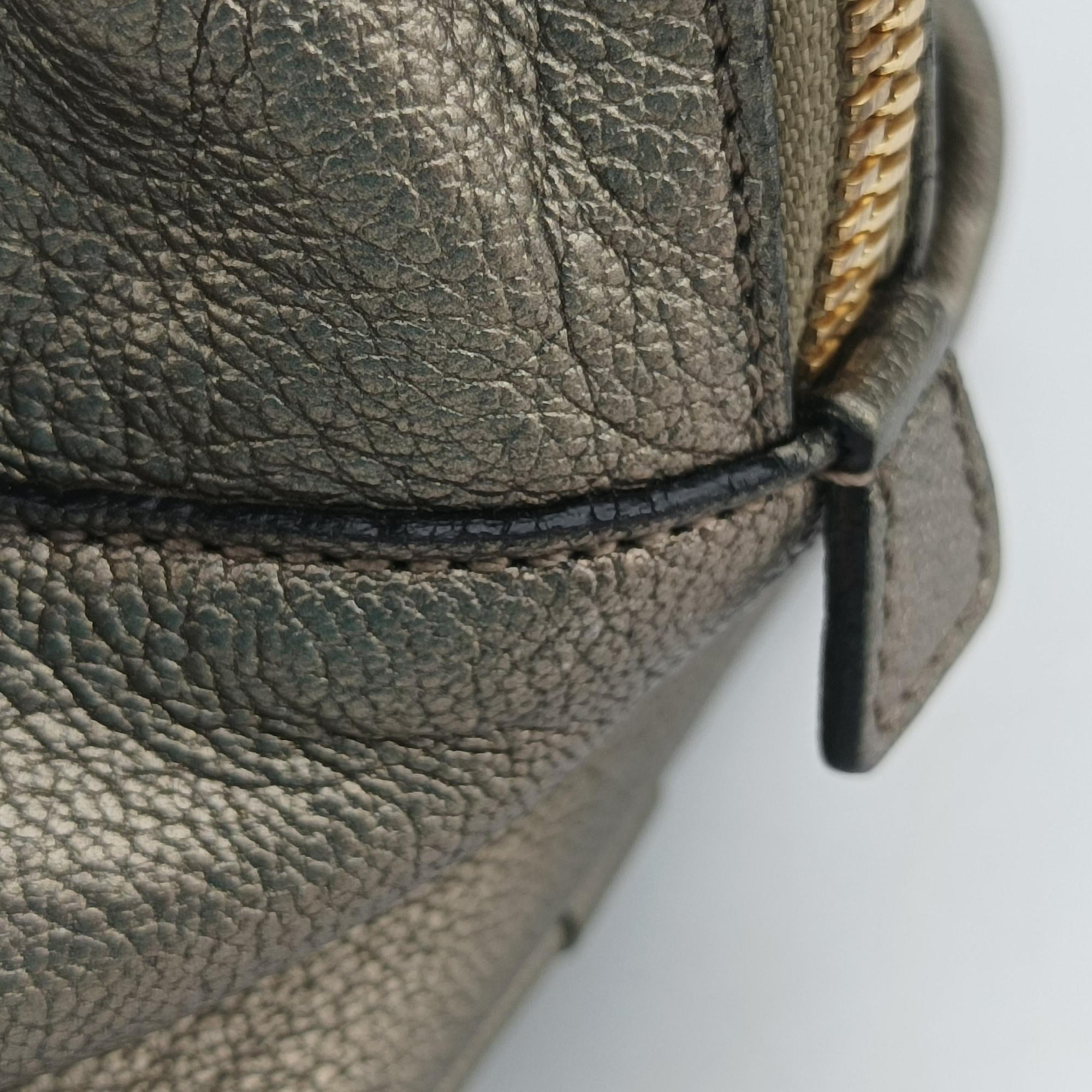 Vintage Loewe Amazona 36 Golden Leather  handbag | stylenewstar