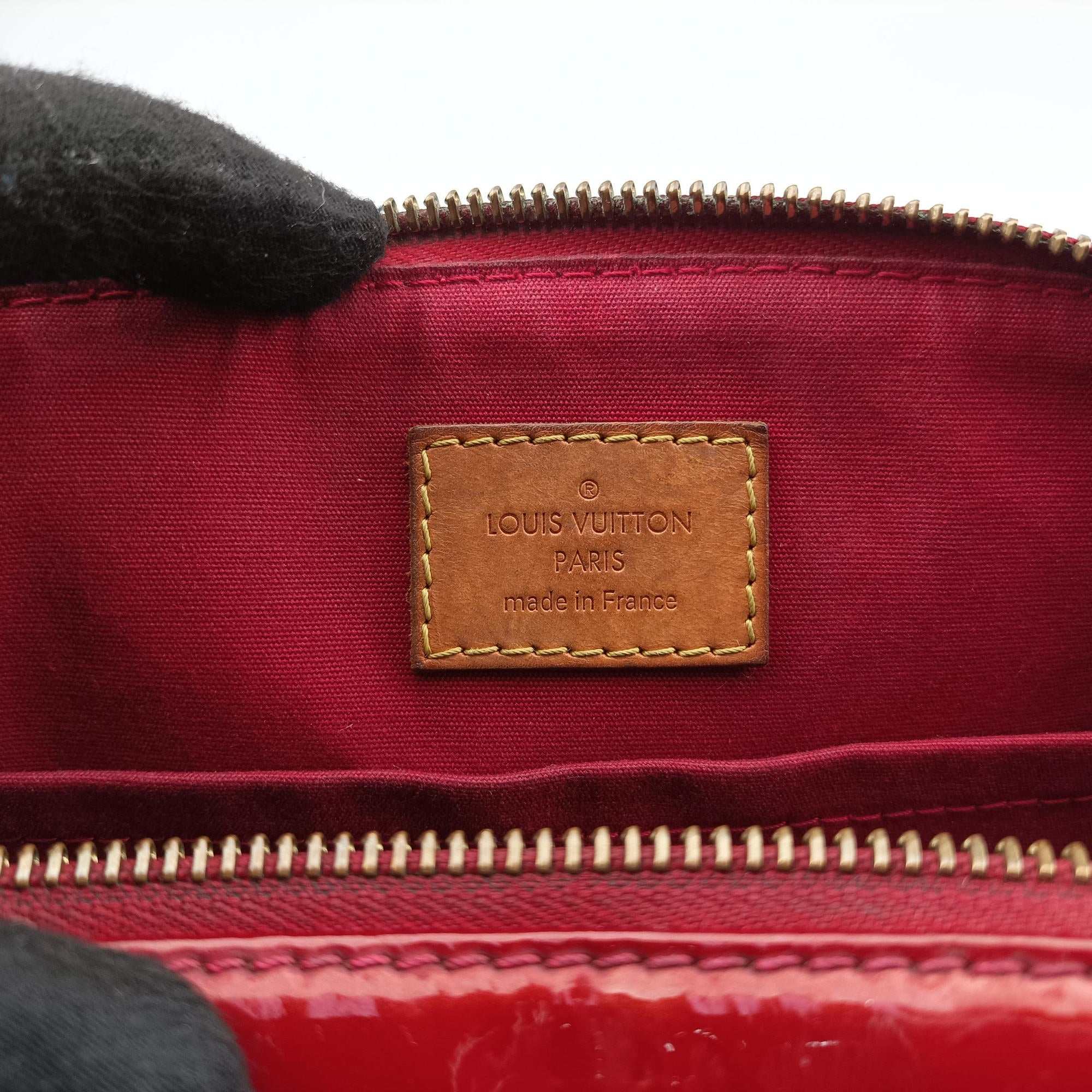 Pre-owned Louis Vuitton Sherwood PM Pomme d'Amour Vernis M91494 shoulderbag | stylenewstar