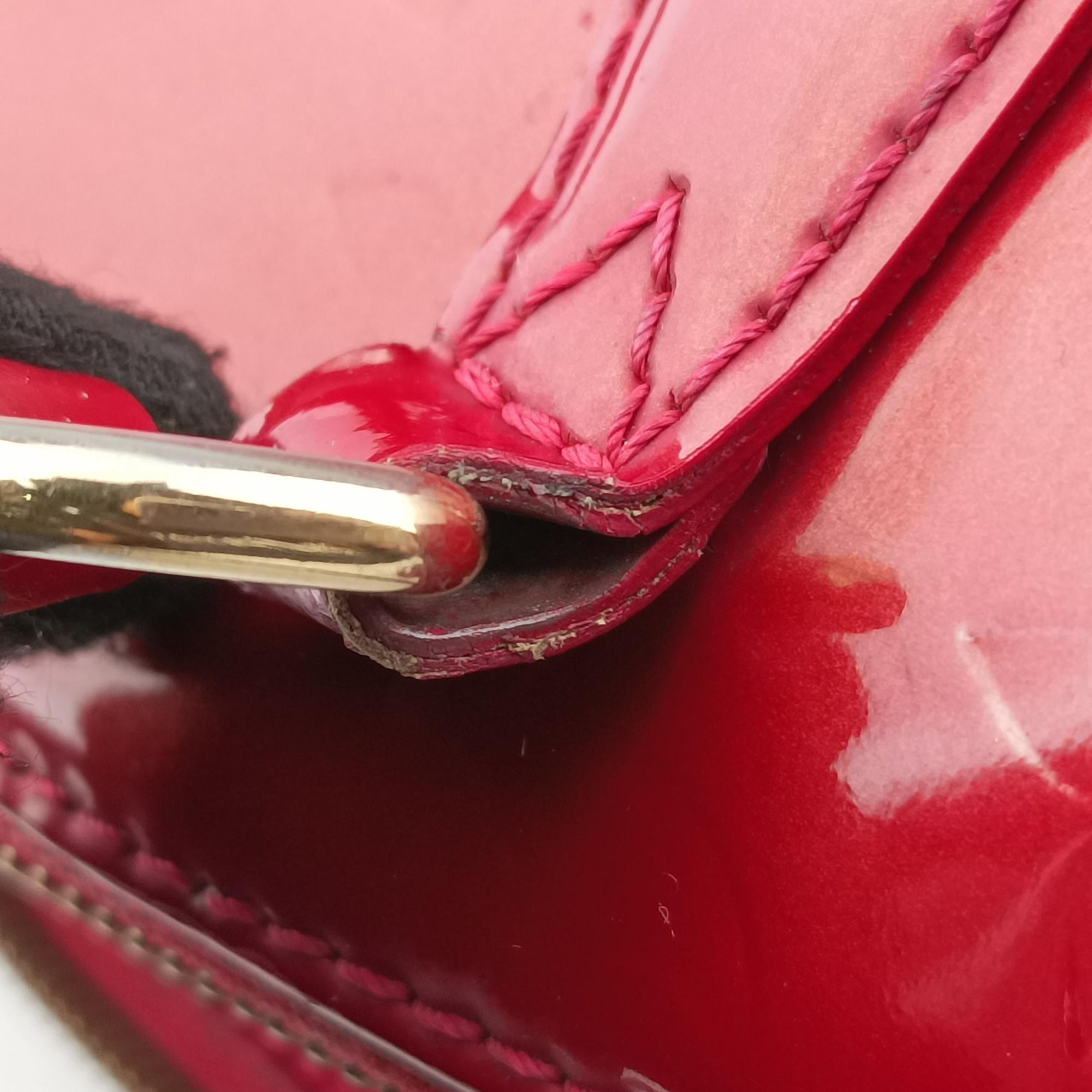 Pre-owned Louis Vuitton Sherwood PM Pomme d'Amour Vernis M91494 shoulderbag | stylenewstar