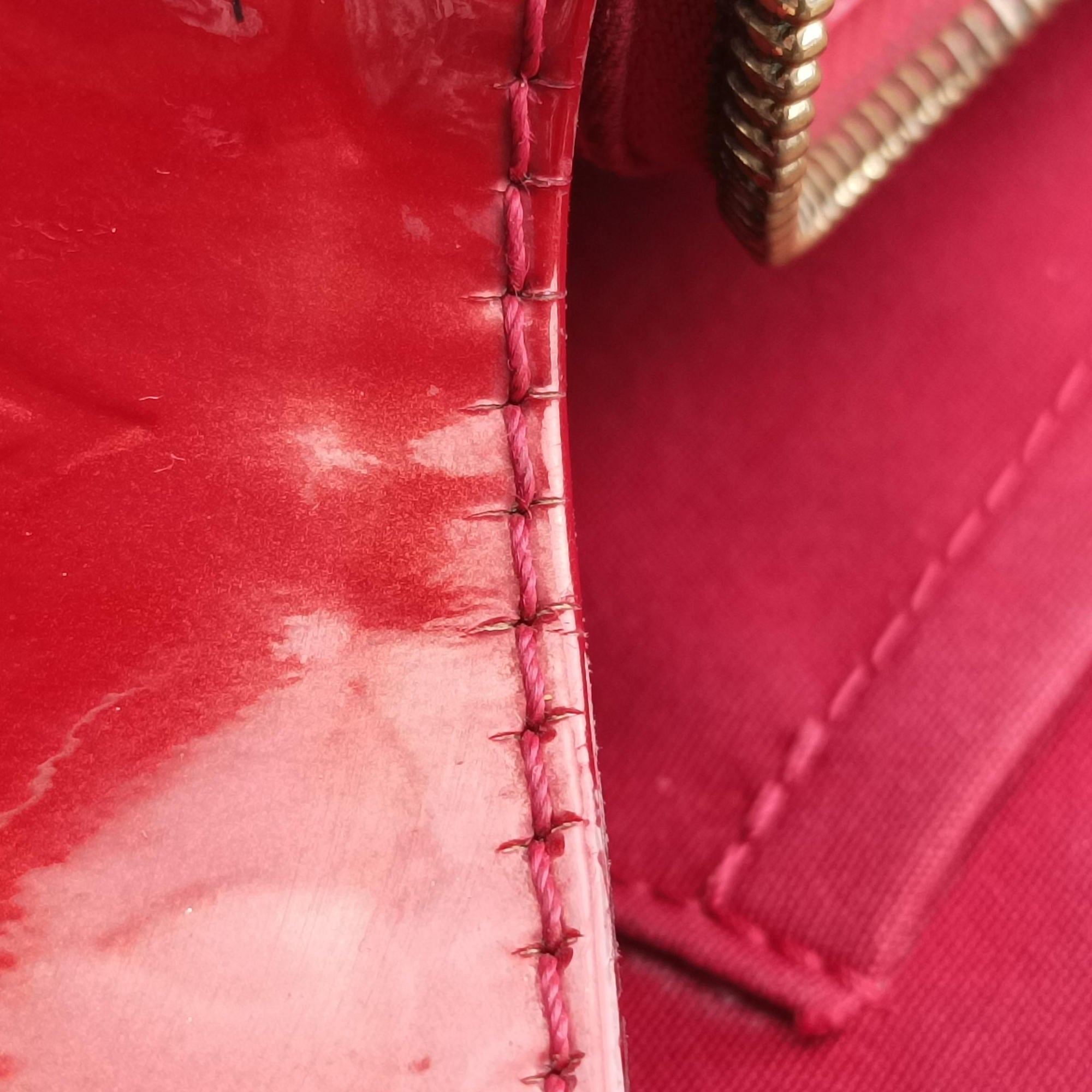 Pre-owned Louis Vuitton Sherwood PM Pomme d'Amour Vernis M91494 shoulderbag | stylenewstar