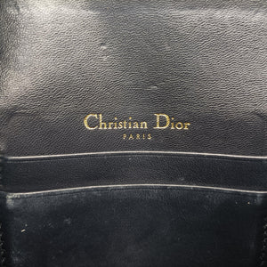 Pre-owned Christian Dior Saddle Gray×Navy×Black Jacquard  bum bag/waist bag | stylenewstar