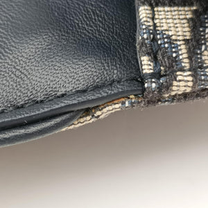 Pre-owned Christian Dior Saddle Gray×Navy×Black Jacquard  bum bag/waist bag | stylenewstar