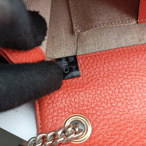 Pre-owned Gucci Interlocking G Orange Leather 510304 shoulderbag | stylenewstar