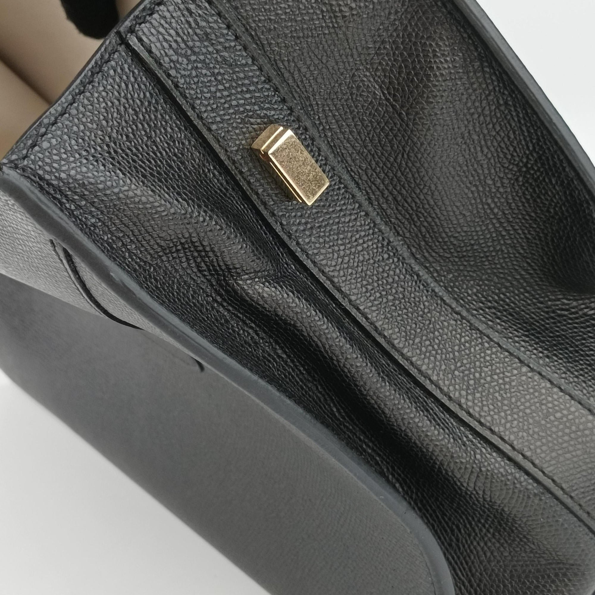 Secondhand Valextra Iside Black Calfskin  handbag | stylenewstar