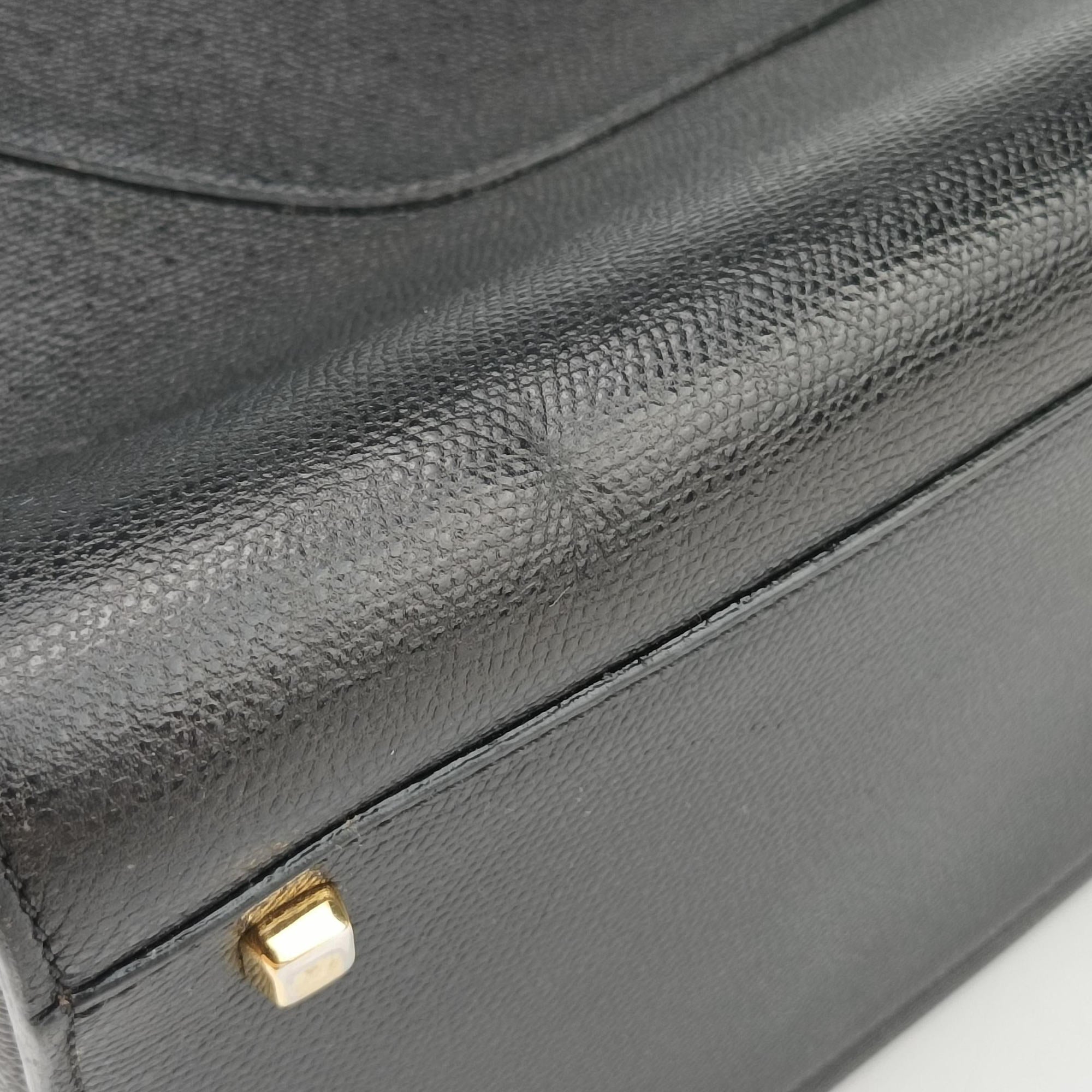 Secondhand Valextra Iside Black Calfskin  handbag | stylenewstar
