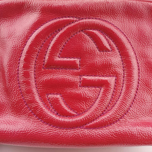 Vintage Gucci Soho Rose Patent Leather 308364 shoulderbag | stylenewstar