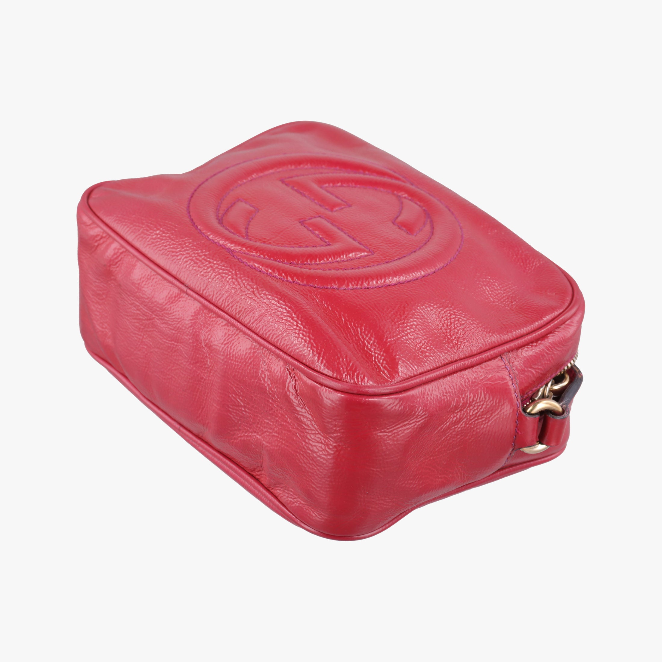 Vintage Gucci Soho Rose Patent Leather 308364 shoulderbag | stylenewstar