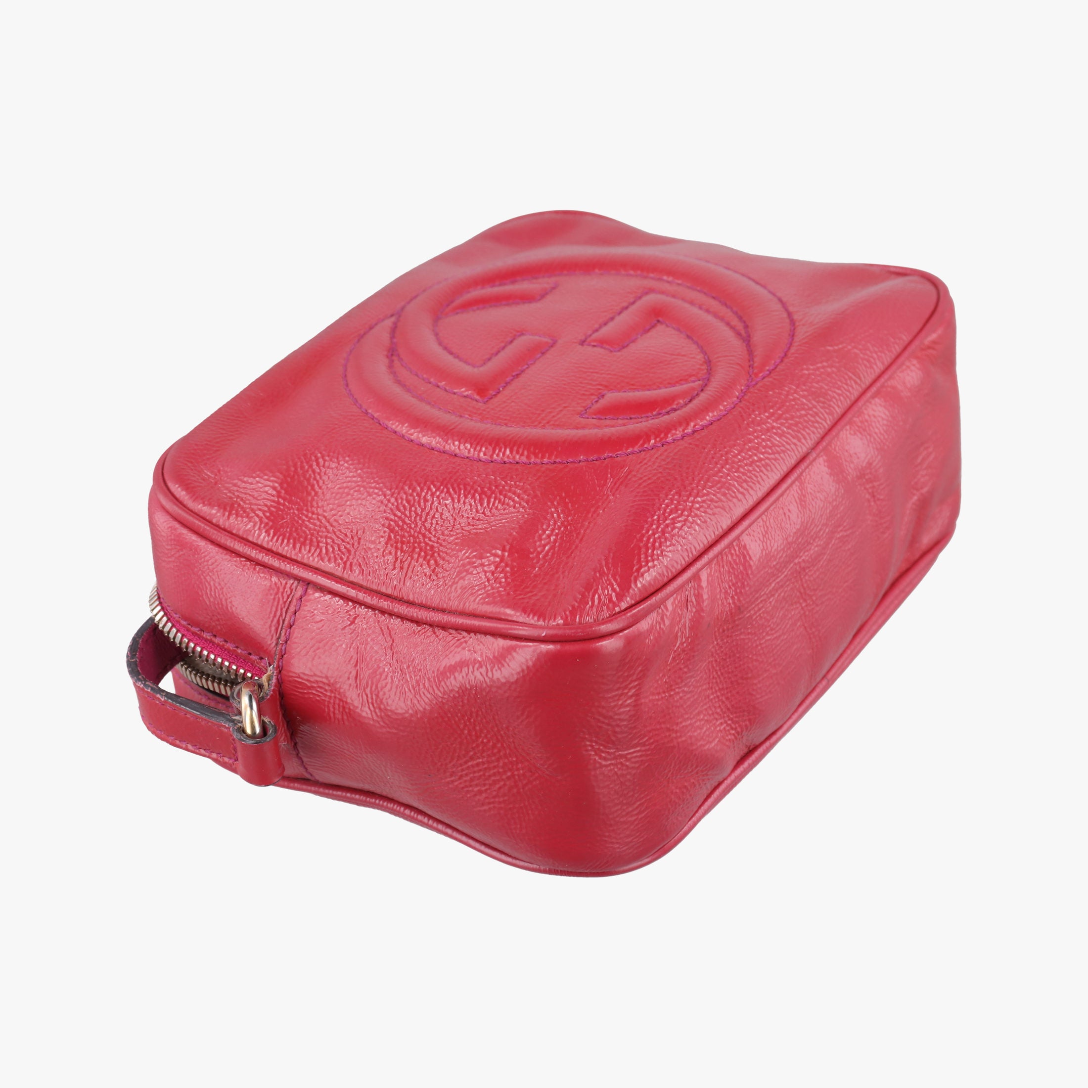 Vintage Gucci Soho Rose Patent Leather 308364 shoulderbag | stylenewstar
