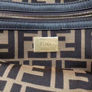 Pre-owned Fendi BAGUETTE Multicolour straw 8BR600 shoulderbag | stylenewstar