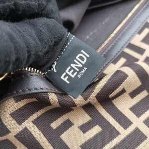 Pre-owned Fendi BAGUETTE Multicolour straw 8BR600 shoulderbag | stylenewstar