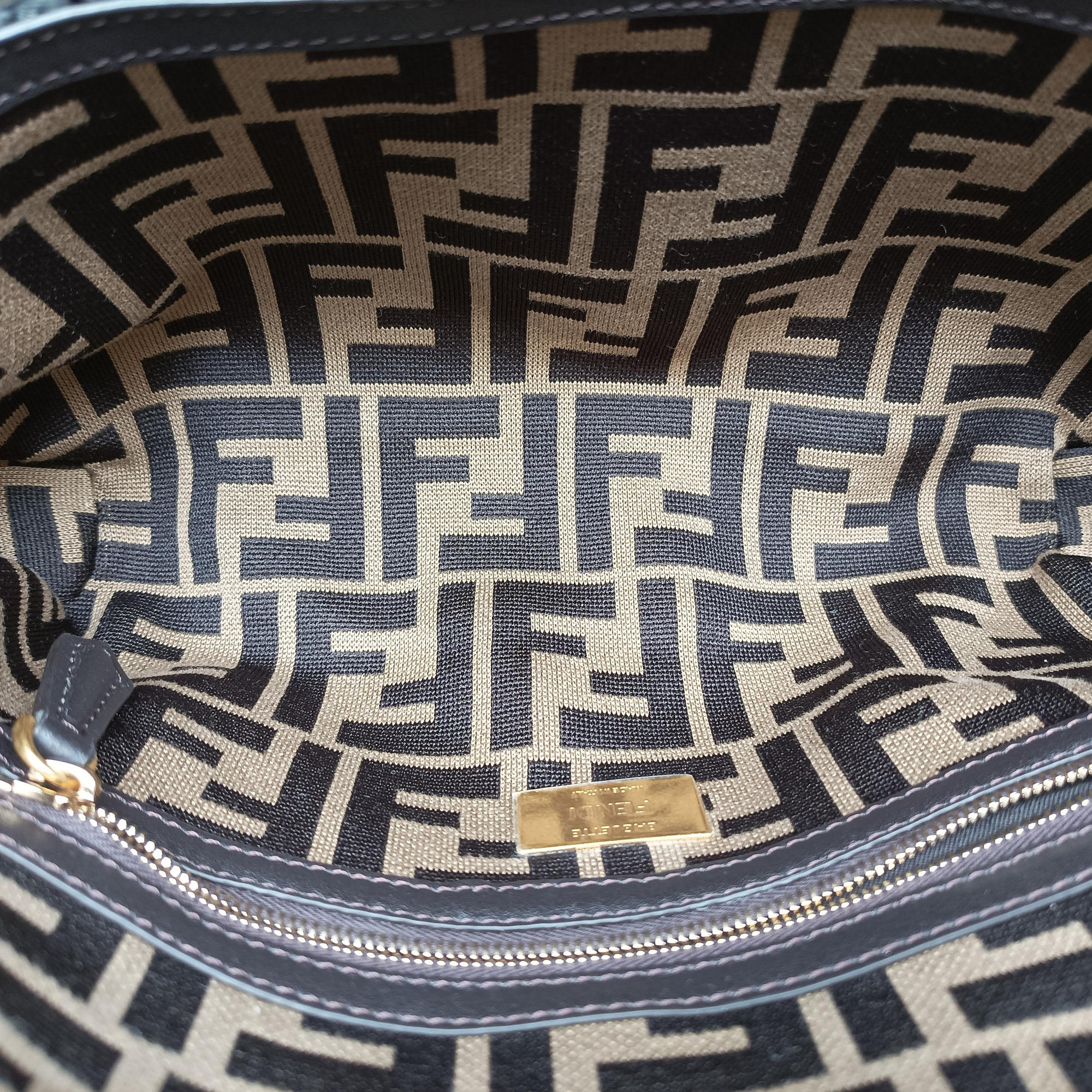 Pre-owned Fendi BAGUETTE Multicolour straw 8BR600 shoulderbag | stylenewstar