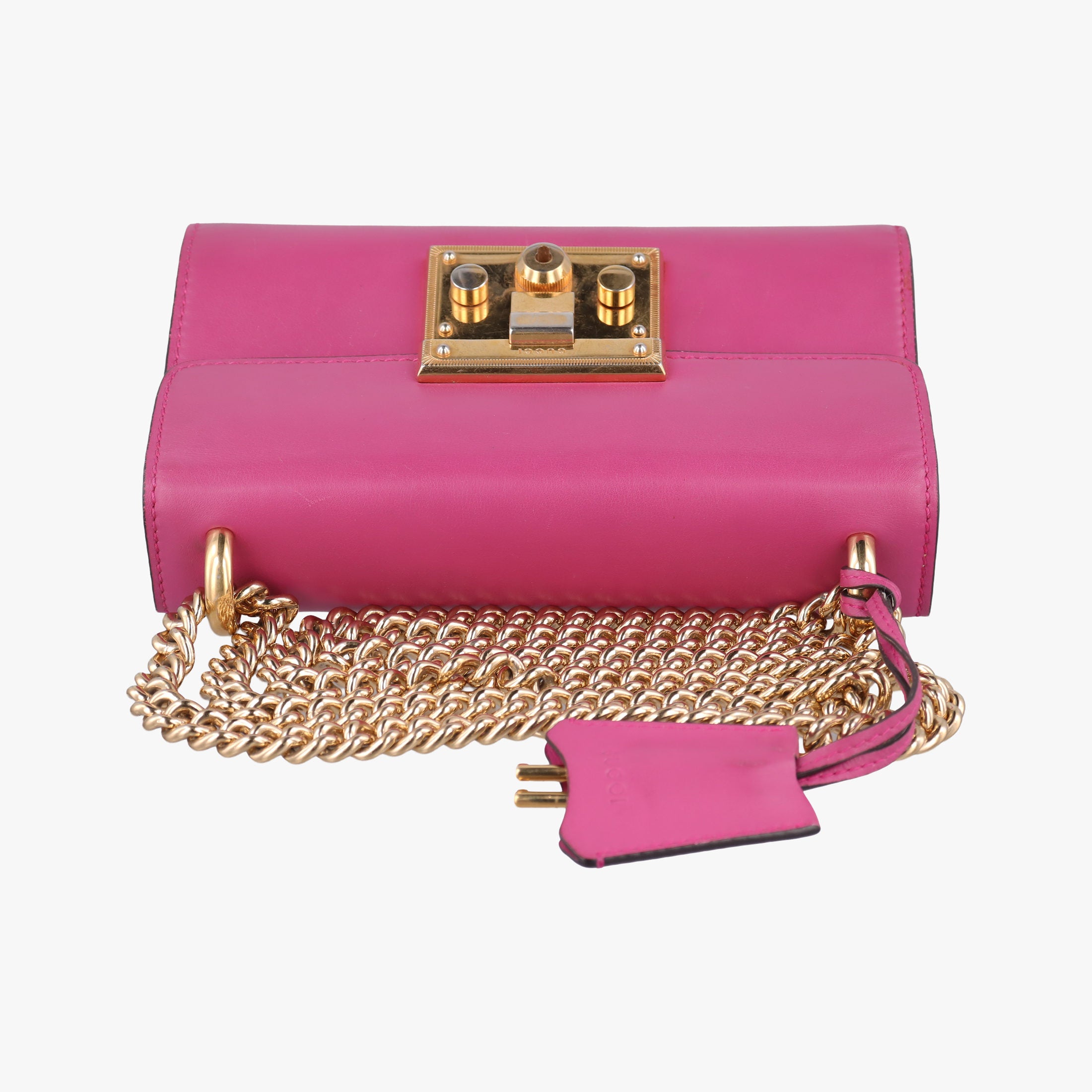 Vintage Gucci Padlock Rose Leather 409487 shoulderbag | stylenewstar