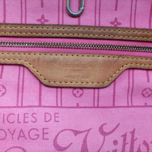Pre-owned Louis Vuitton Neverfull MM brown×multi Monogram rose M48613 handbag | stylenewstar