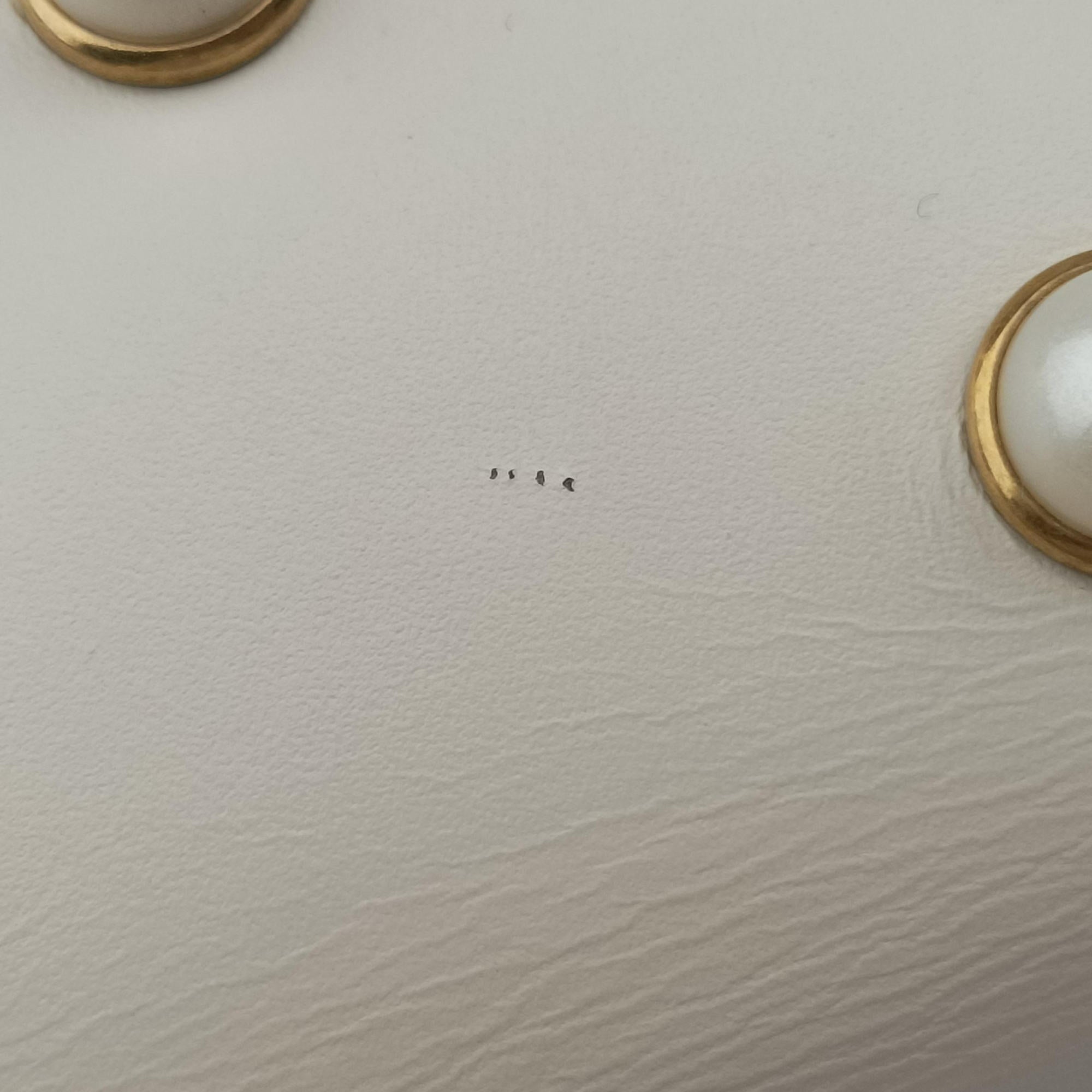 Pre-owned Gucci Broadway Pearl Bee White Leather 453778 shoulderbag | stylenewstar