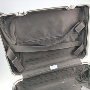 Pre-owned RIMOWA TOPAS Light Gold aluminum  suitcase | stylenewstar