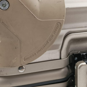 Pre-owned RIMOWA TOPAS Light Gold aluminum  suitcase | stylenewstar
