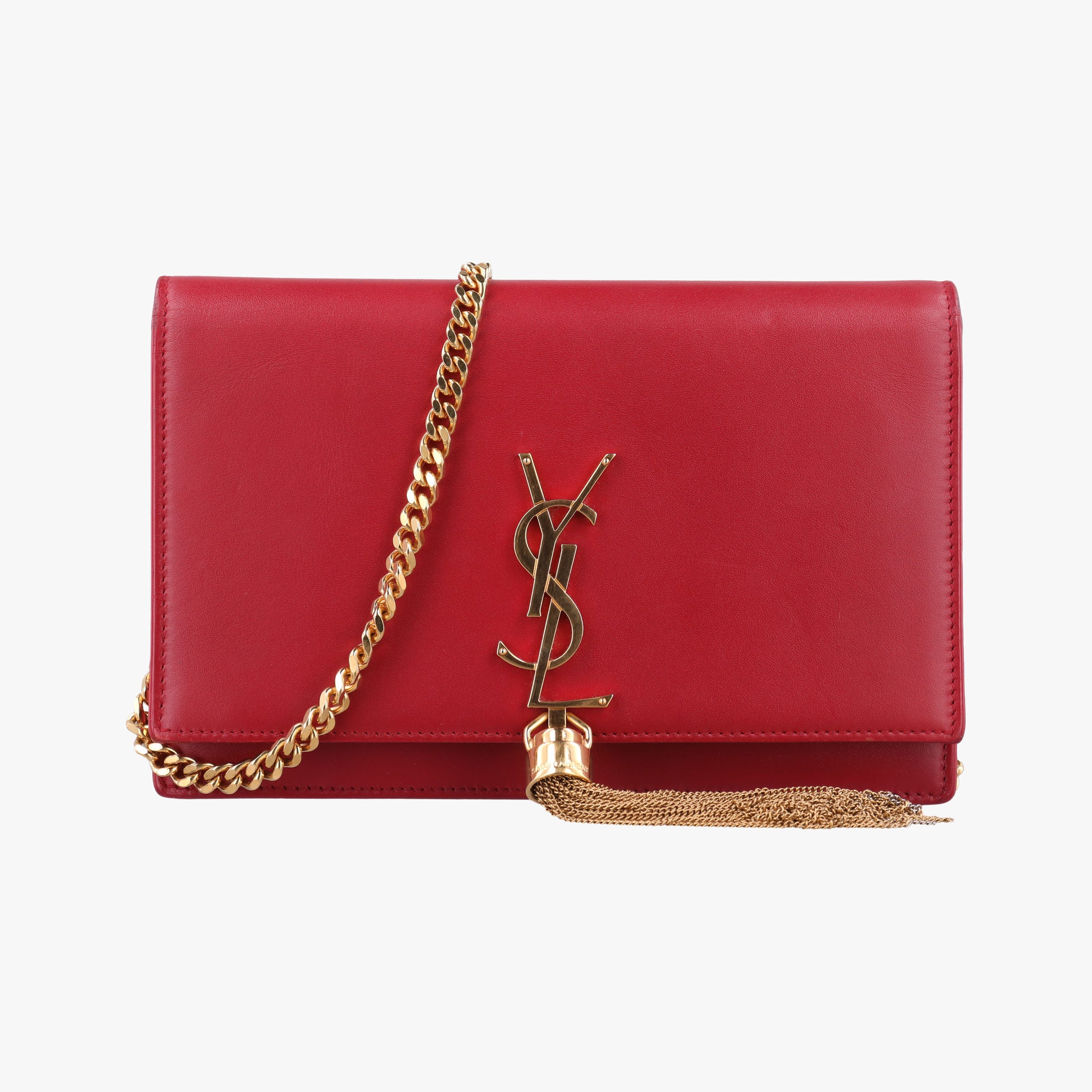 Secondhand Yves Saint Laurent KATE Red Leather 452159 shoulderbag | stylenewstar