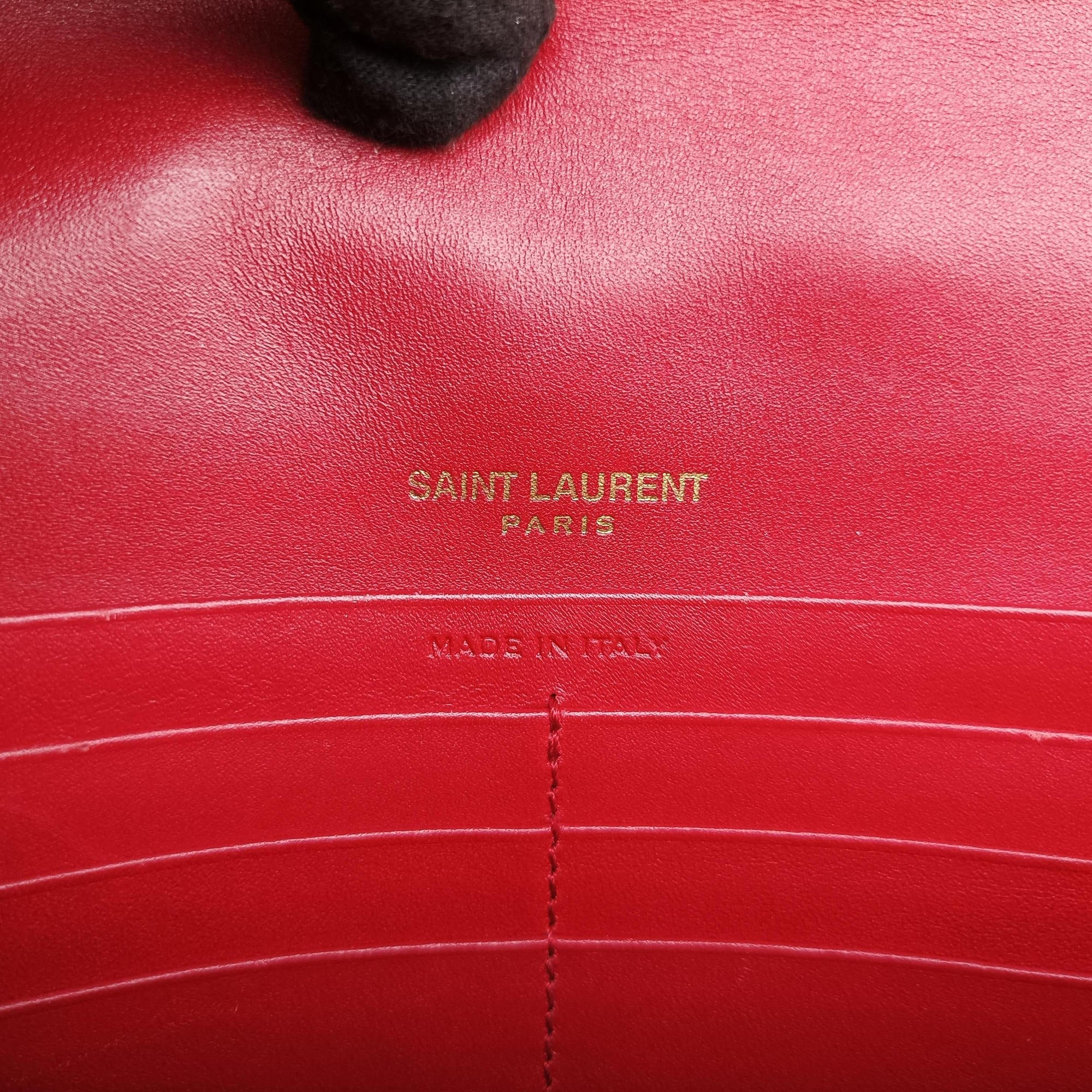 Secondhand Yves Saint Laurent KATE Red Leather 452159 shoulderbag | stylenewstar