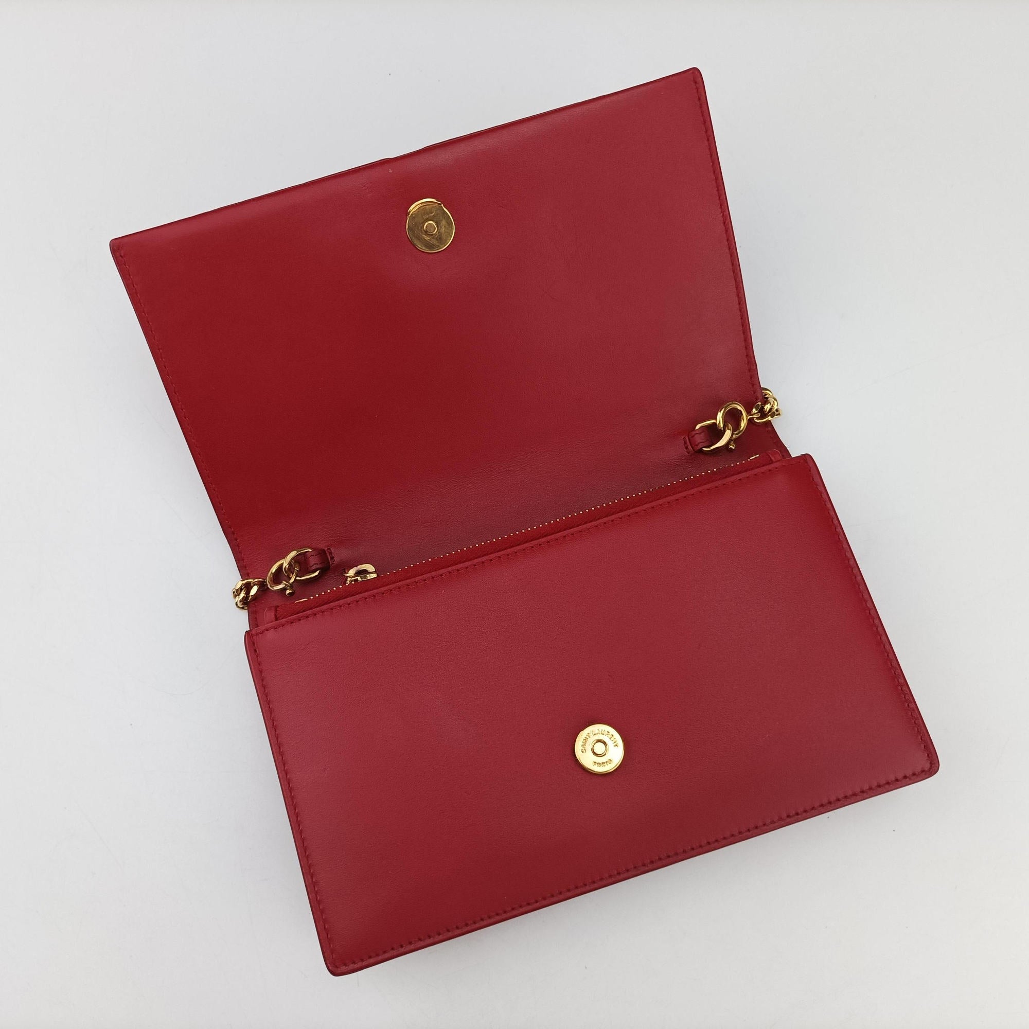 Secondhand Yves Saint Laurent KATE Red Leather 452159 shoulderbag | stylenewstar