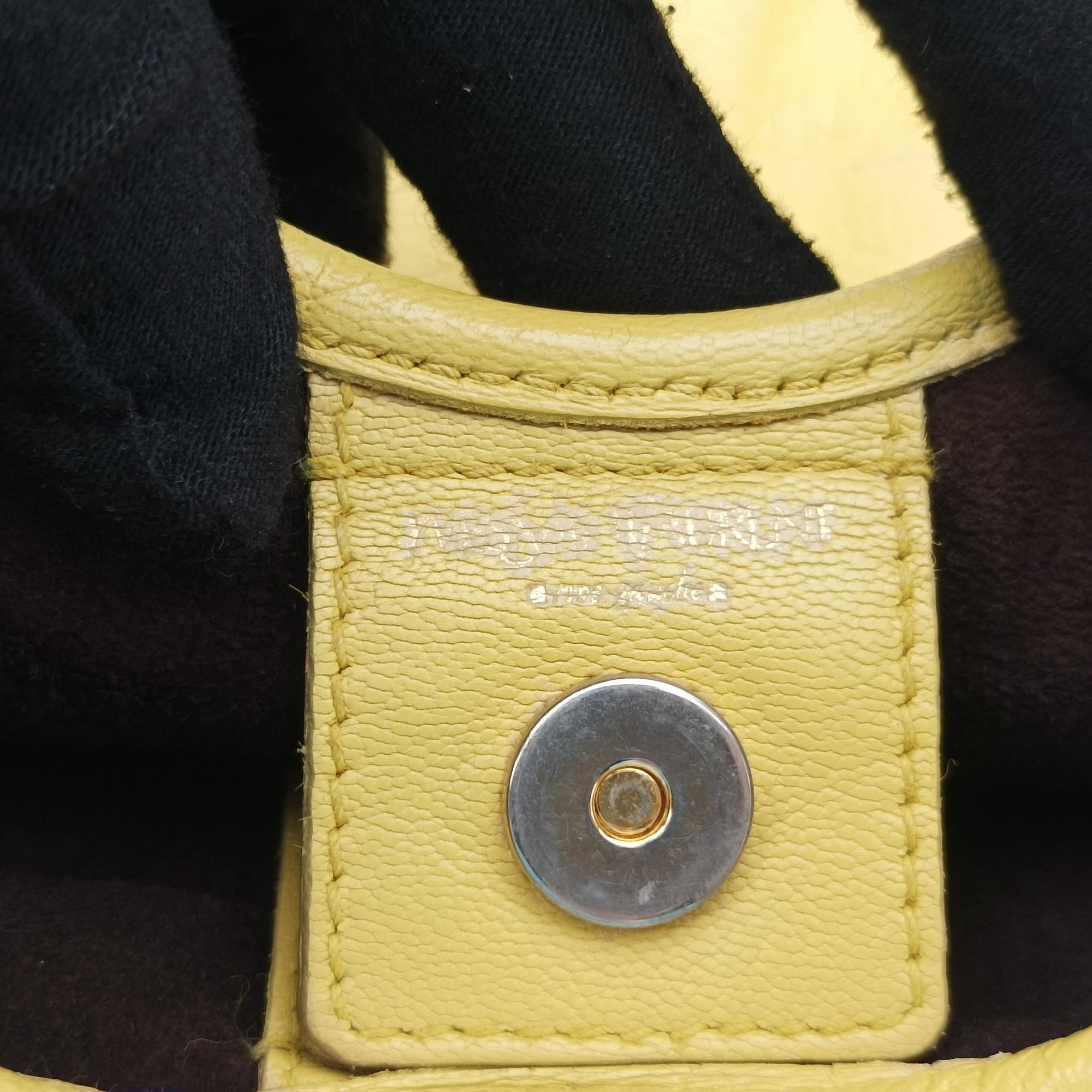 Vintage Yves Saint Laurent Mombasa Yellow Leather 122244 shoulderbag | stylenewstar