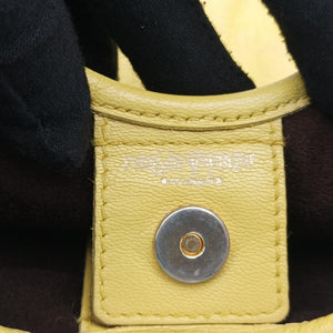 Vintage Yves Saint Laurent Mombasa Yellow Leather 122244 shoulderbag | stylenewstar