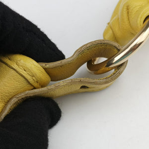 Vintage Yves Saint Laurent Mombasa Yellow Leather 122244 shoulderbag | stylenewstar