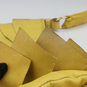Vintage Yves Saint Laurent Mombasa Yellow Leather 122244 shoulderbag | stylenewstar