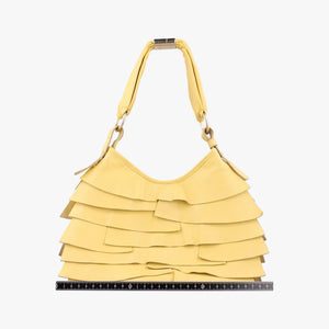 Vintage Yves Saint Laurent Mombasa Yellow Leather 122244 shoulderbag | stylenewstar
