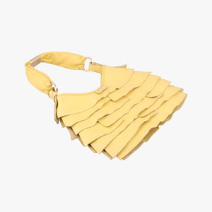 Vintage Yves Saint Laurent Mombasa Yellow Leather 122244 shoulderbag | stylenewstar