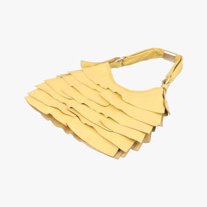 Vintage Yves Saint Laurent Mombasa Yellow Leather 122244 shoulderbag | stylenewstar